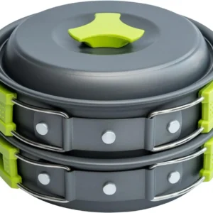 Camping Cookware Mess Kit for Backpacking Gear