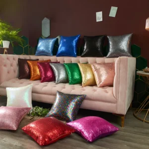 Luxury Mermaid Glitter Pillow Pillowcase with Sequin