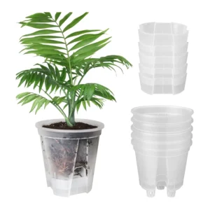 Transparent Plastic Nursery Plant Pots