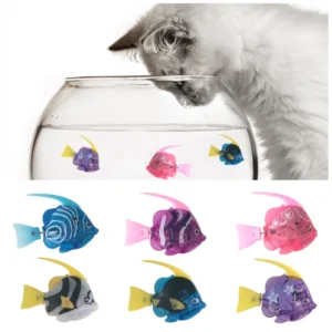 Interactive Electric Robot Fish Toy for Cat