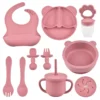 Baby Feeding Set Sucker Bowl Adjustable
