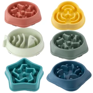 Pet Slow Food Bowl Fat Help Healthy