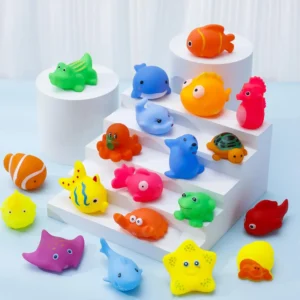 Toys Rubber Sea Animals Toy for Toddler Kids