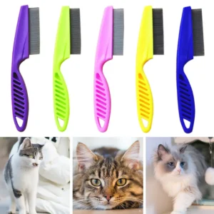 Pet Hair Shedding Comb Stainless Steel Flea