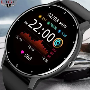 Fitness Smart Watch Men Full Touch Screen